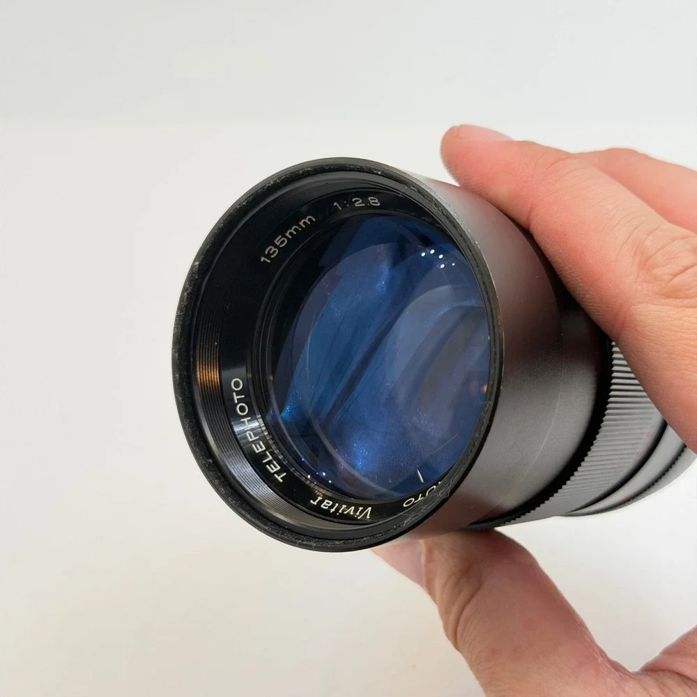 Vivitar 135mm f2.8 Auto Konica AR Mount Telephoto Lens 2815209 Vintage Prime
